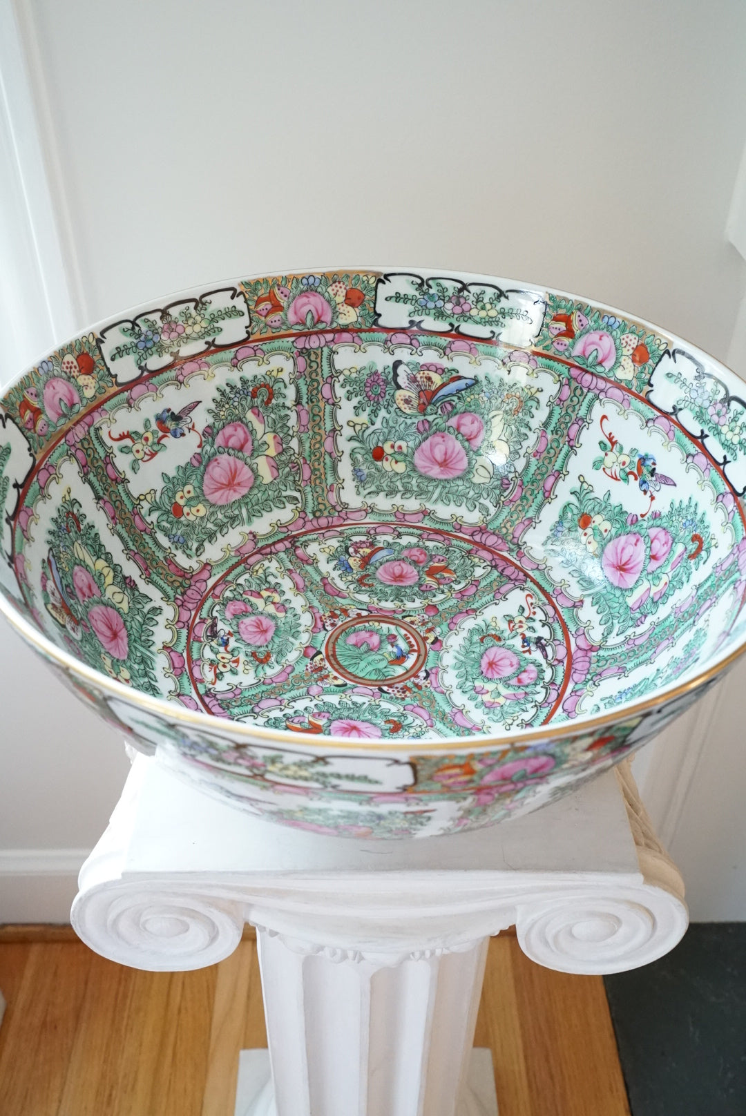 14” XL Rose Canton Centerpiece Bowl
