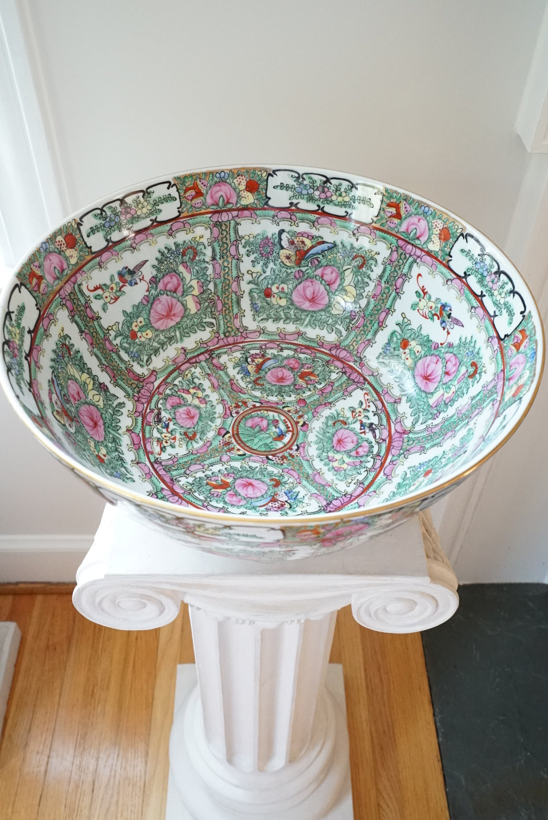14” XL Rose Canton Centerpiece Bowl