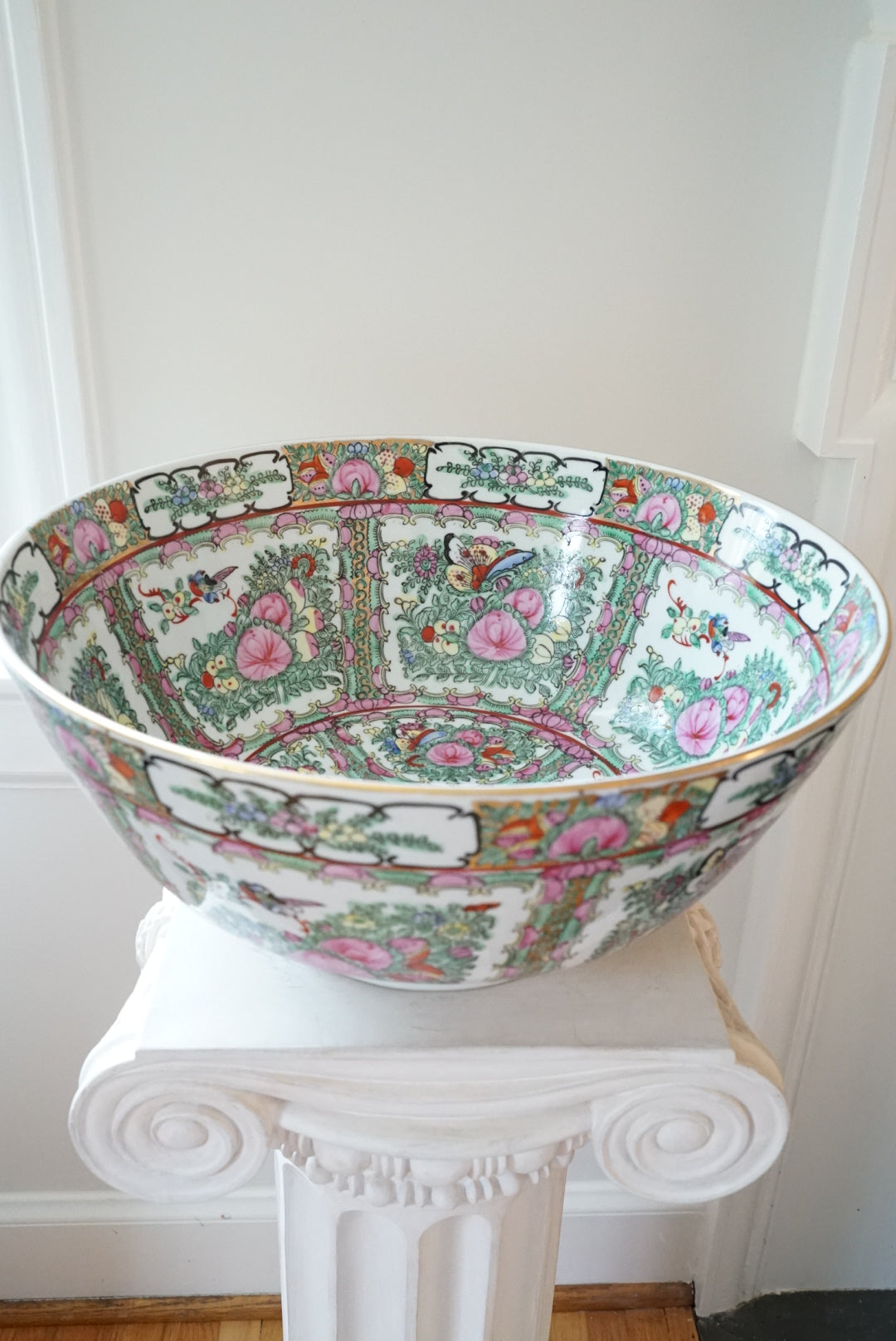 14” XL Rose Canton Centerpiece Bowl