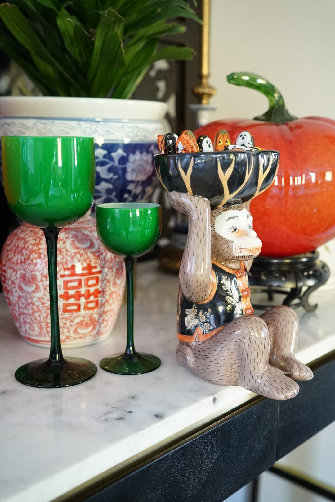 Vintage Carlo Moretti Cased Wine Glasses