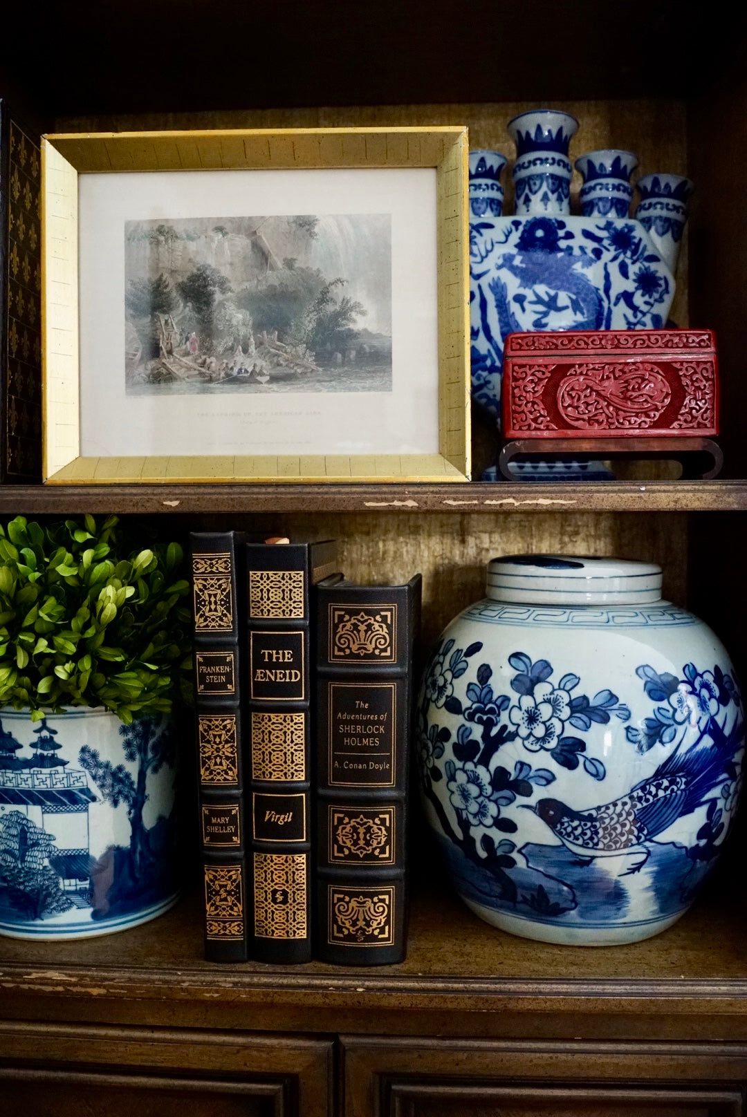 Antique Engraving - “The Landing, On the American Side” c. 1838