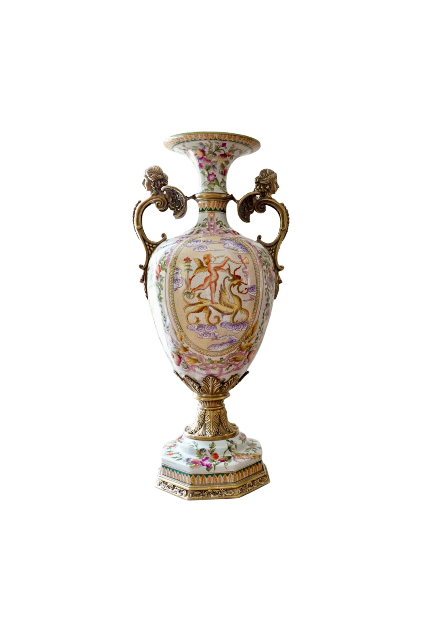 Stunning XL Ormolu Mounted Trophy Vase