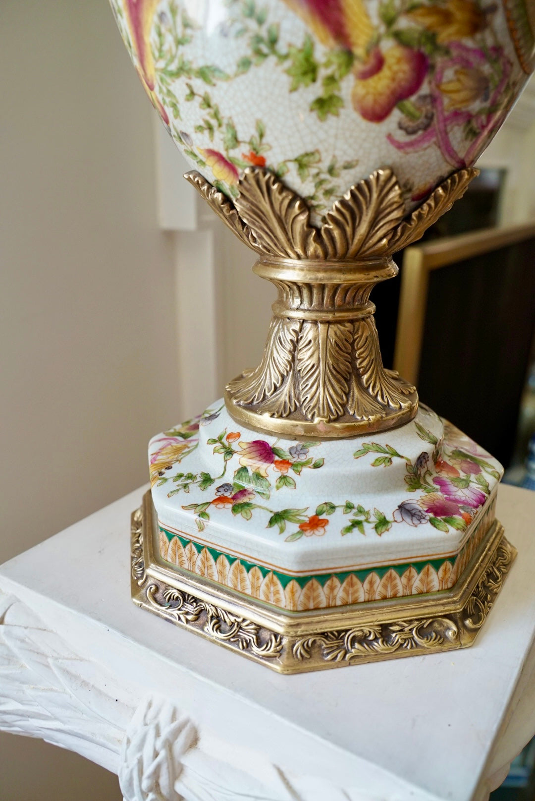 Stunning XL Ormolu Mounted Trophy Vase