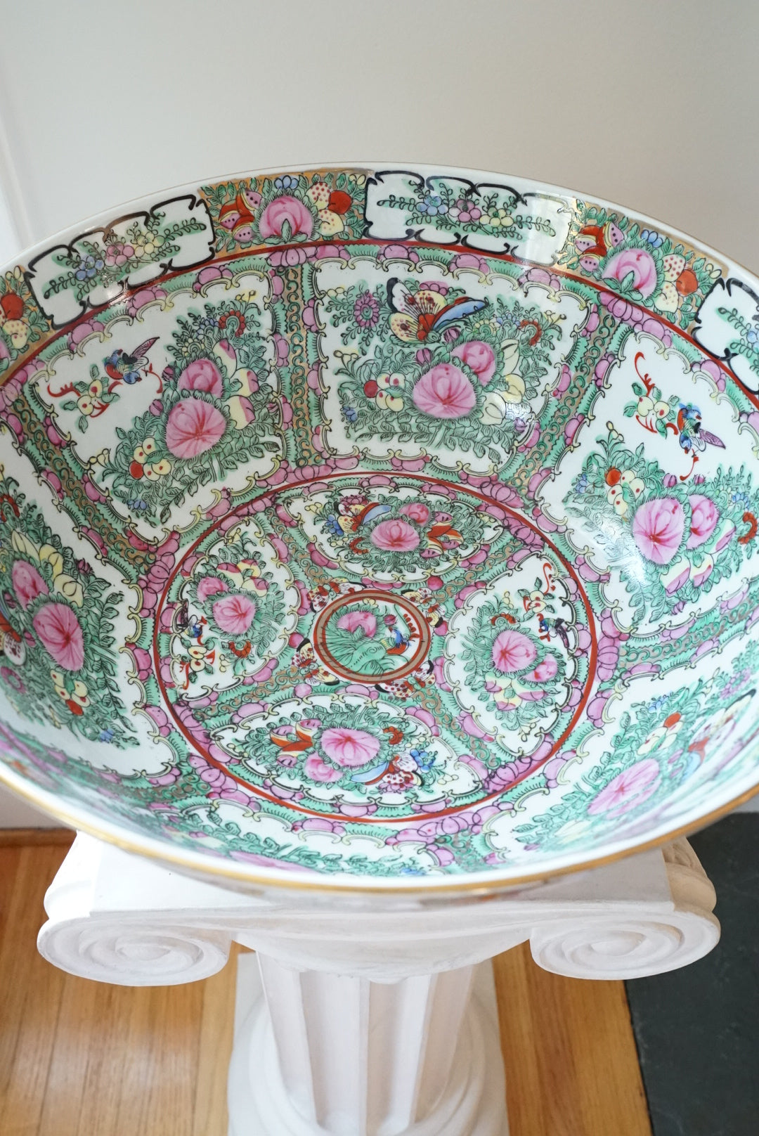 14” XL Rose Canton Centerpiece Bowl