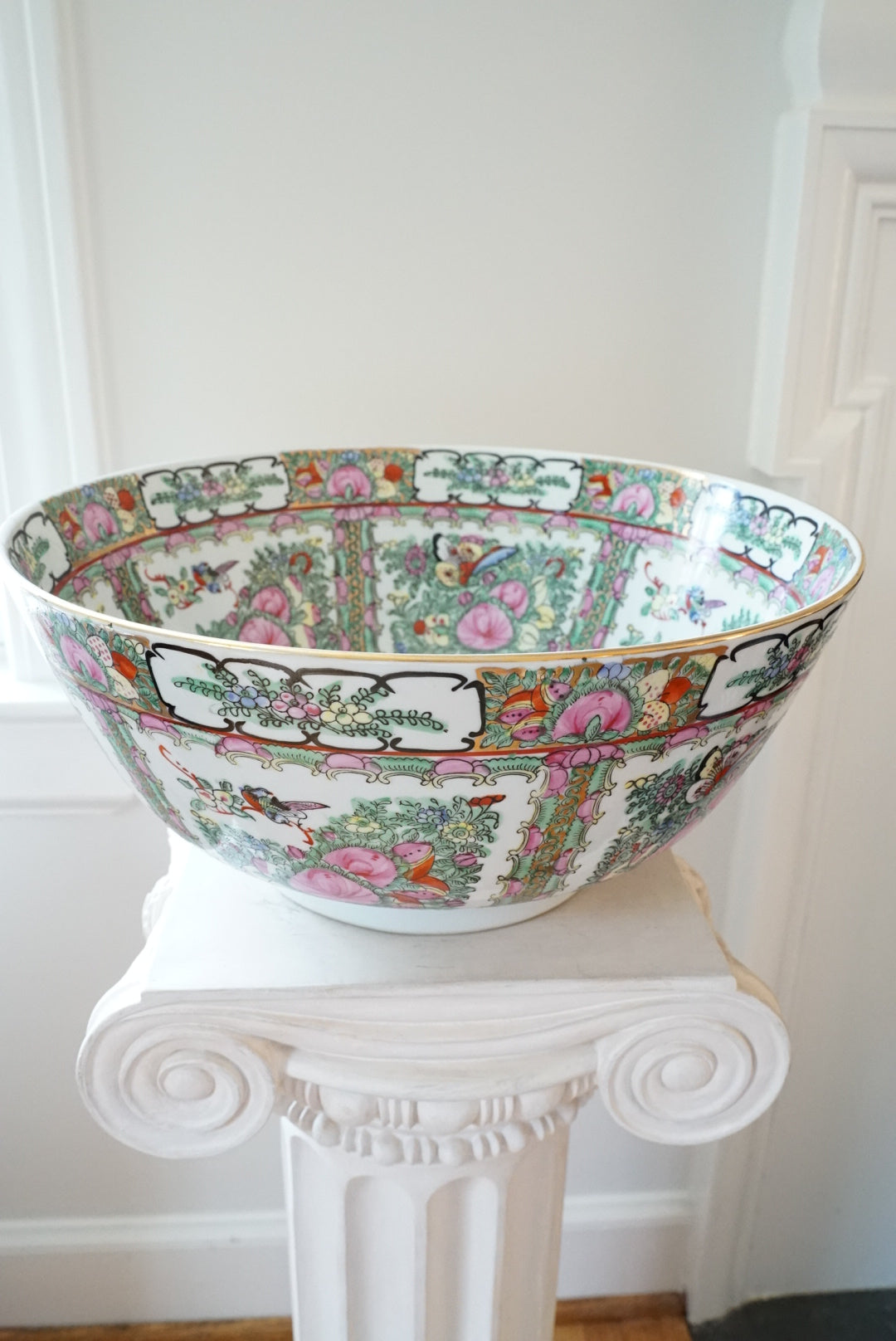 14” XL Rose Canton Centerpiece Bowl