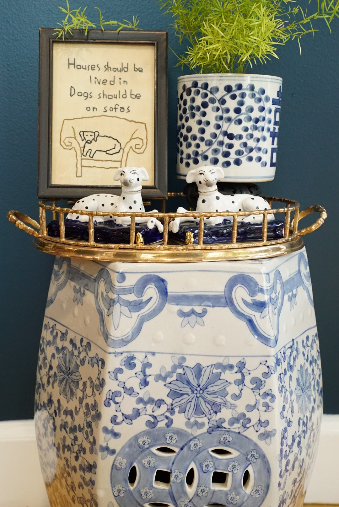 Pair of — Antique Staffordshire Dalmatian