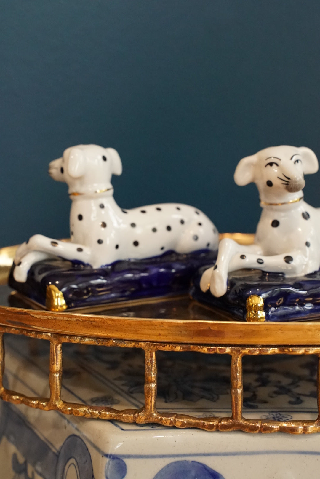 Pair of — Antique Staffordshire Dalmatian