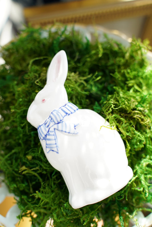 Vintage Haldon Group Blue Striped Bunny