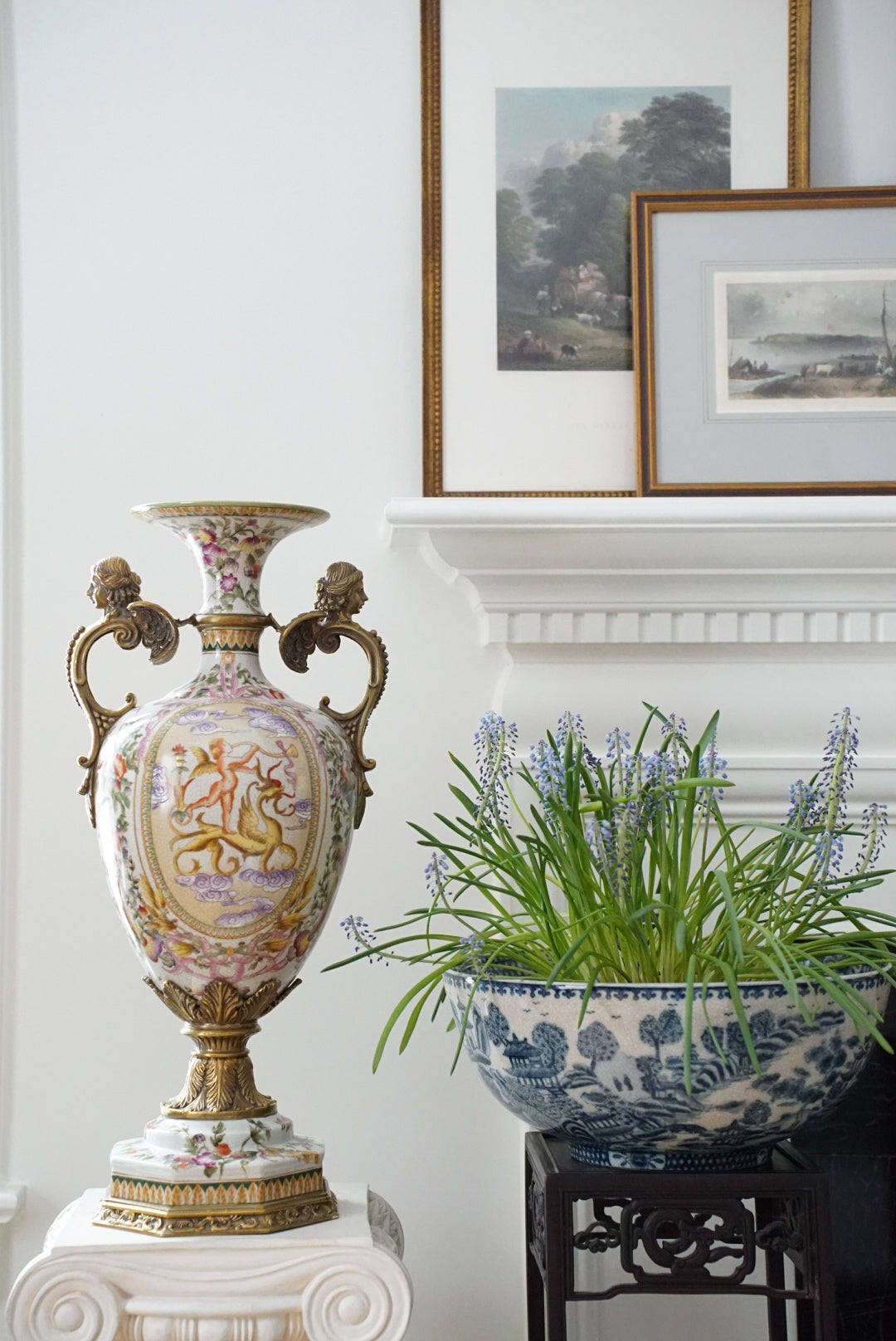 Antique Engraving — “Navy Island” c. 1845