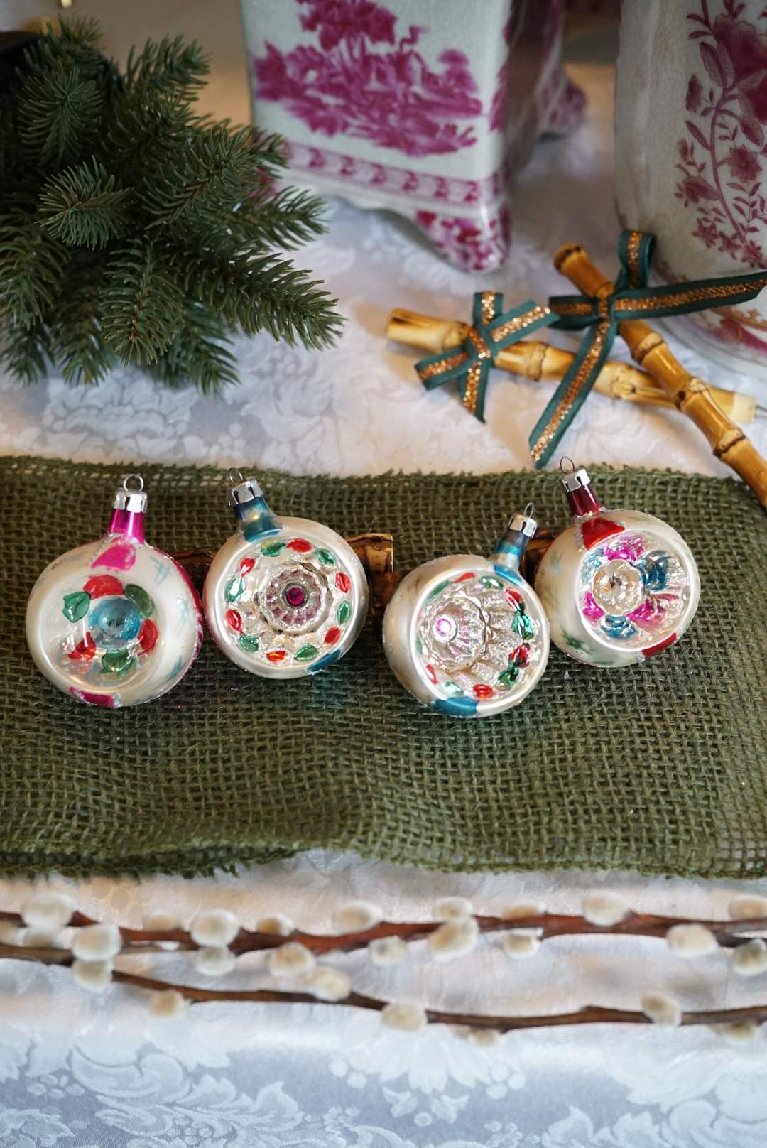 Vintage Glass Ornaments