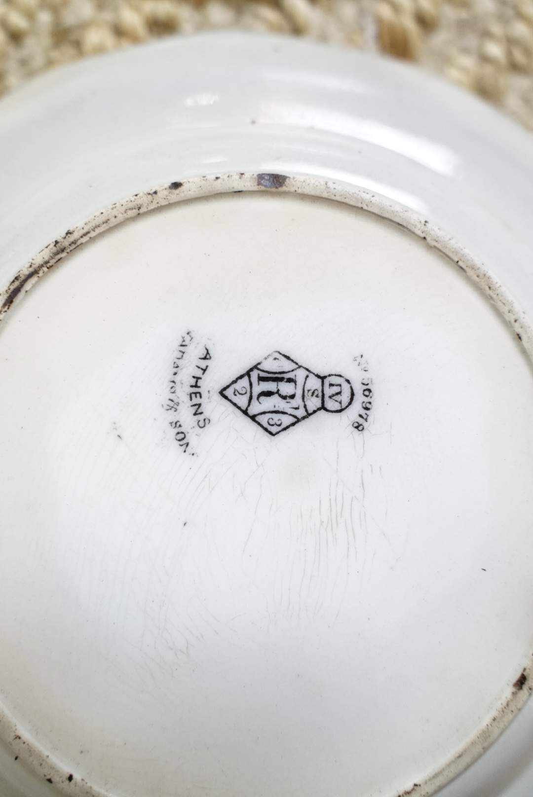 Set of 3 — Antique Mulberry/Flow Black Plates