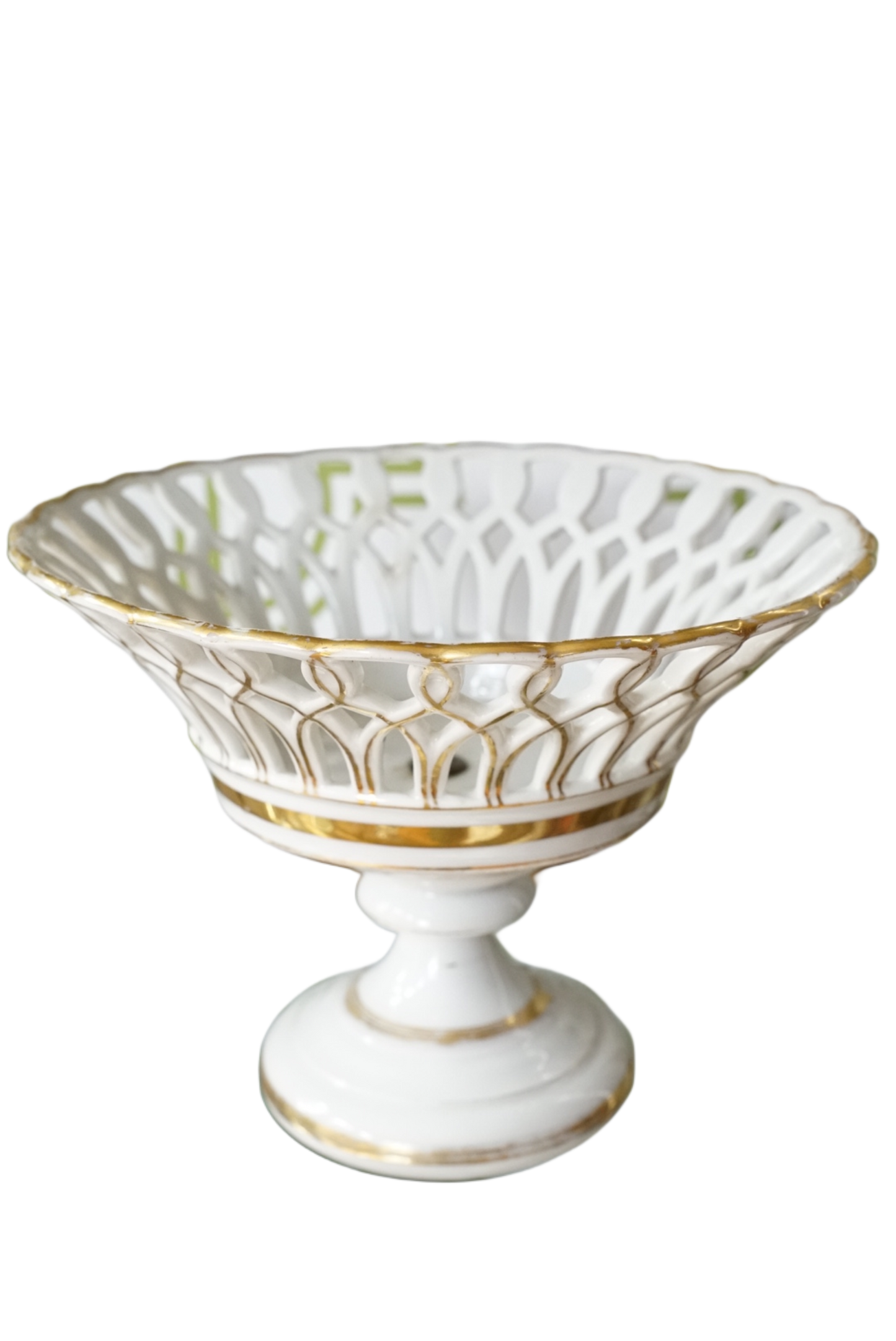 Antique French Porcelain Compote