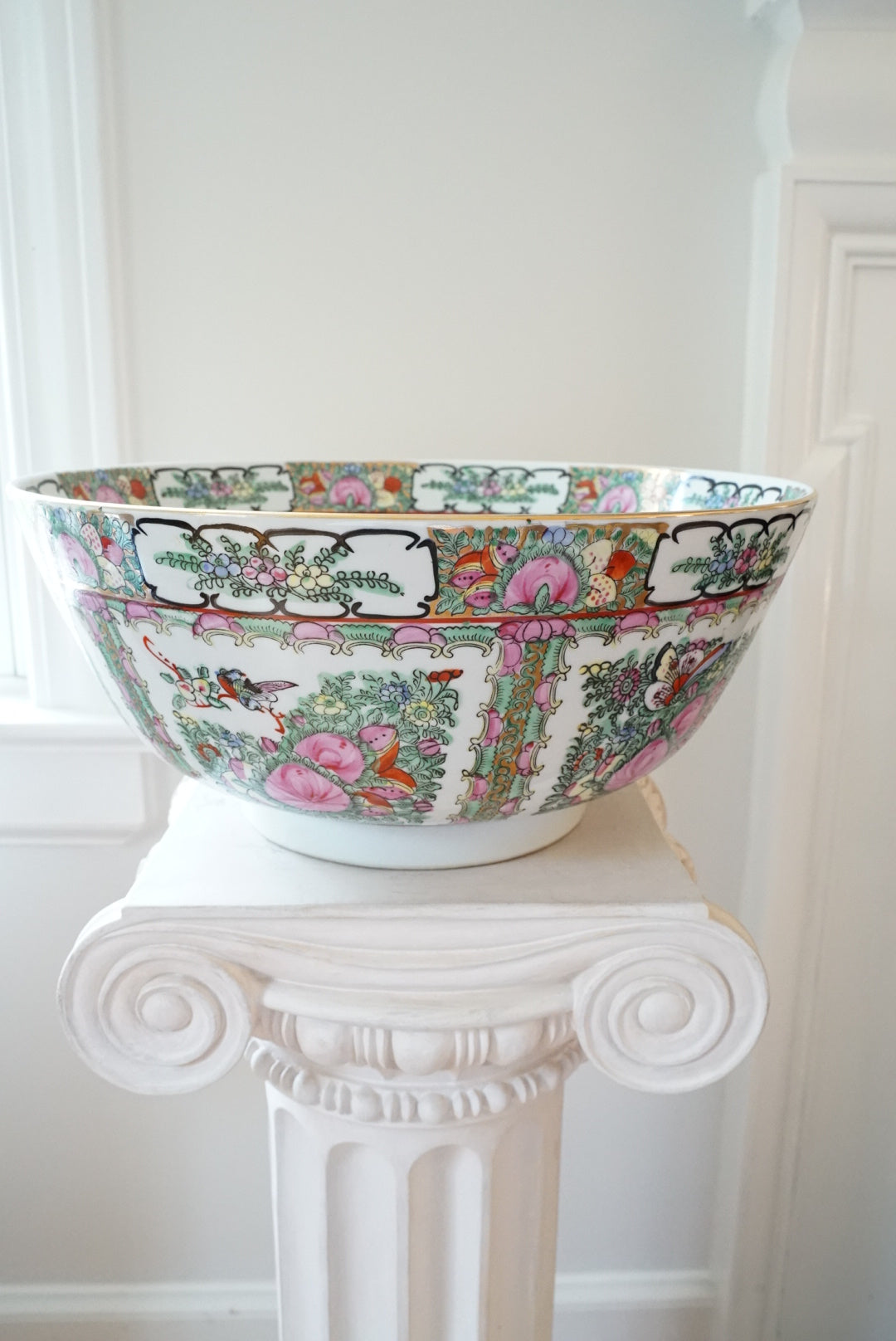 14” XL Rose Canton Centerpiece Bowl
