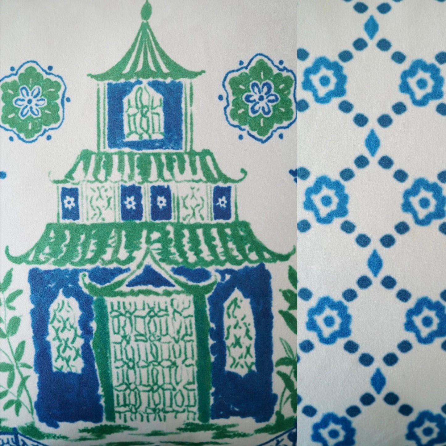 Throw Pillows with Pagoda Prints and Tassels-3 Styles