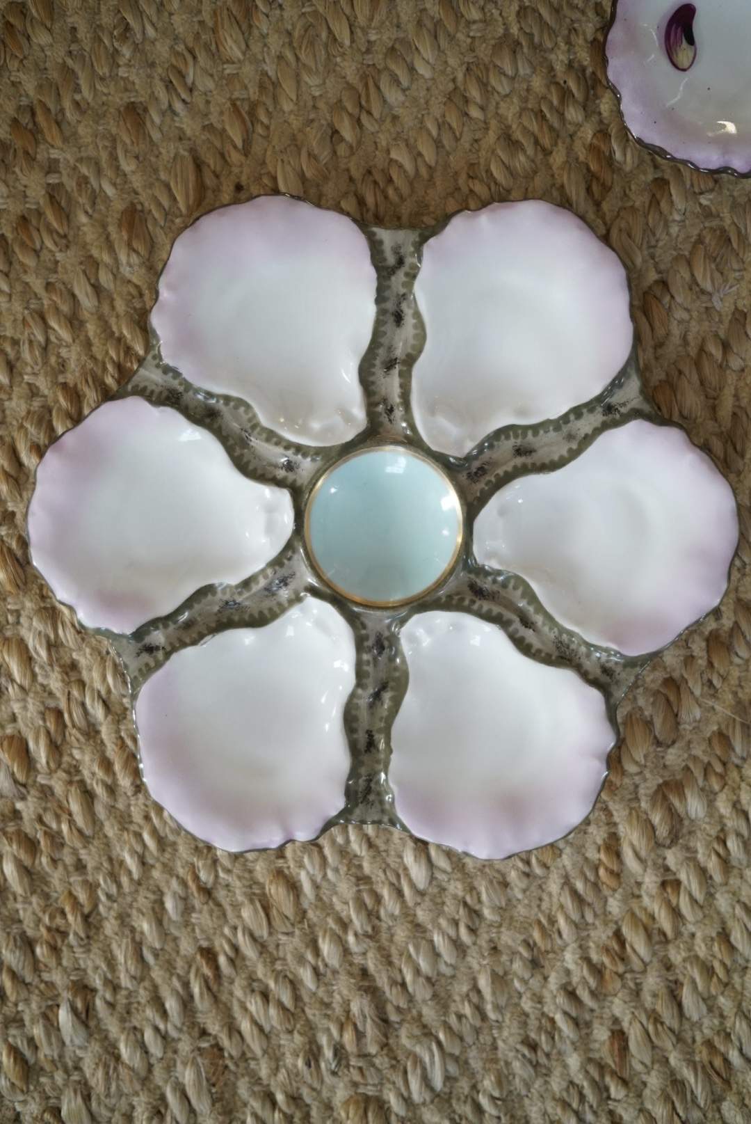 Antique Haviland Limoges French Oyster Plate