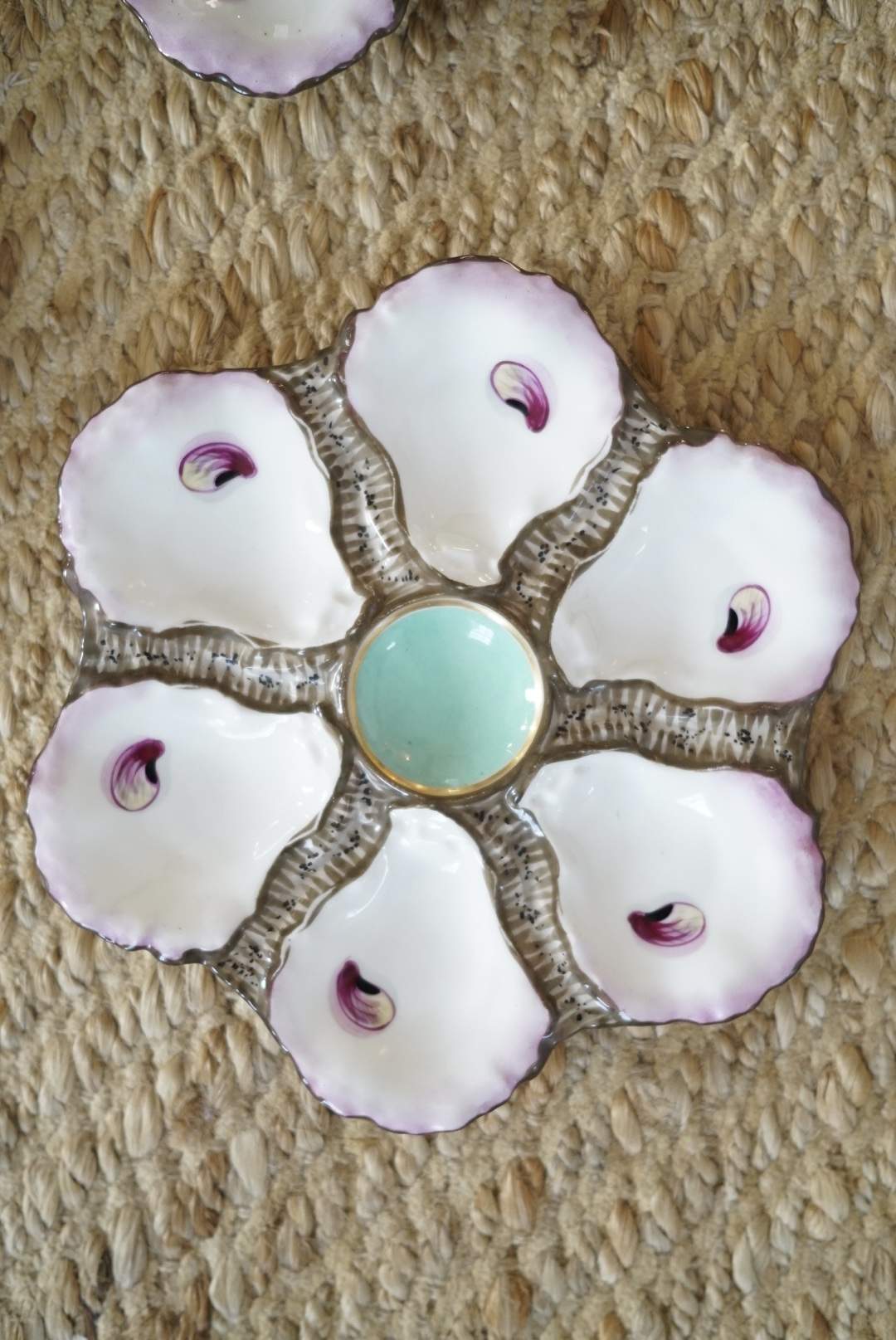 Antique Haviland Limoges French Oyster Plate