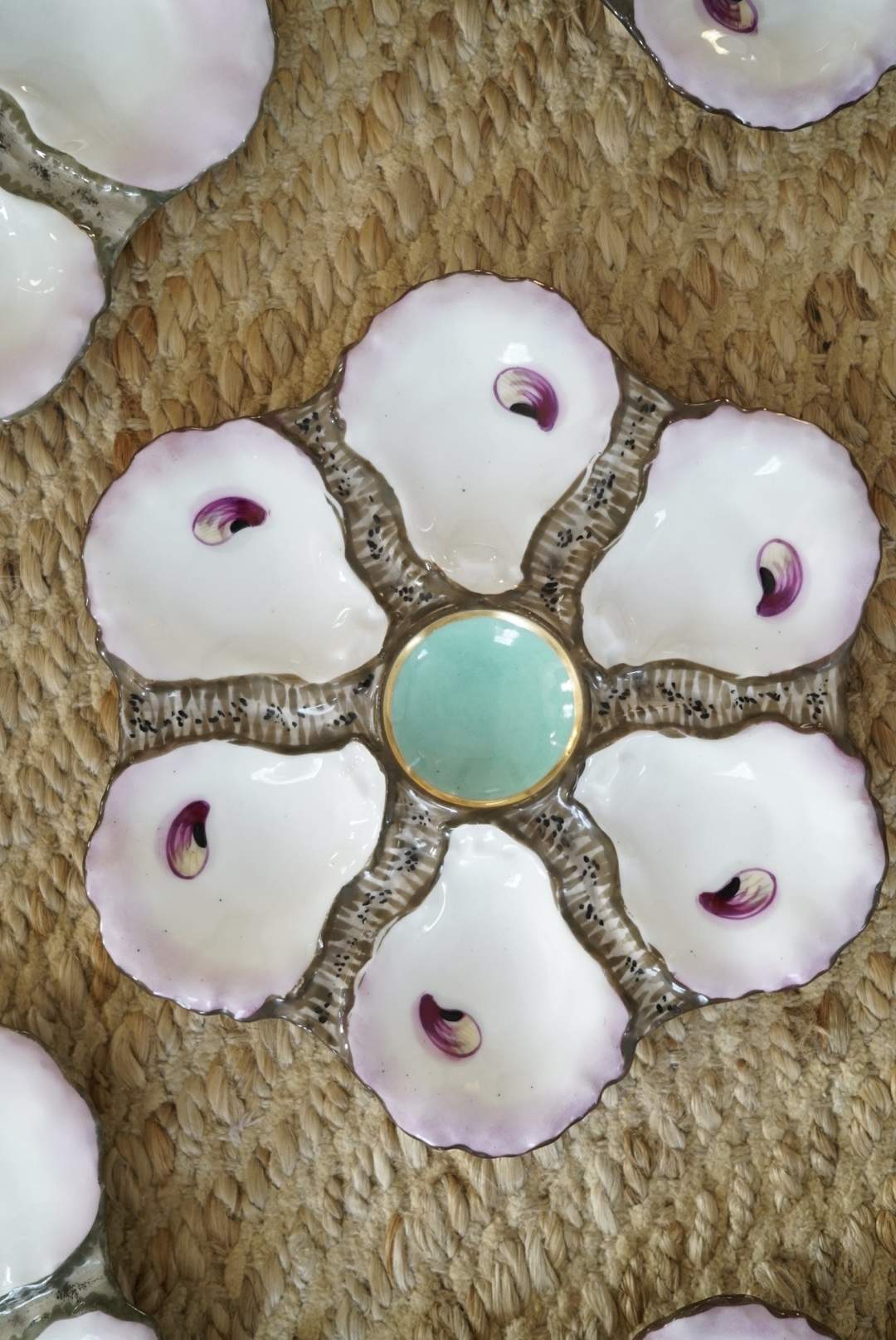 Antique Haviland Limoges French Oyster Plate