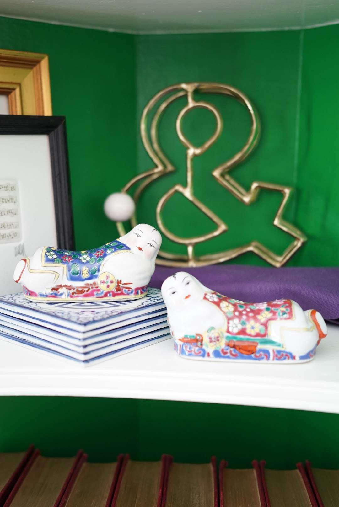 Pair of—Chopsticks Rest Pillow Figures