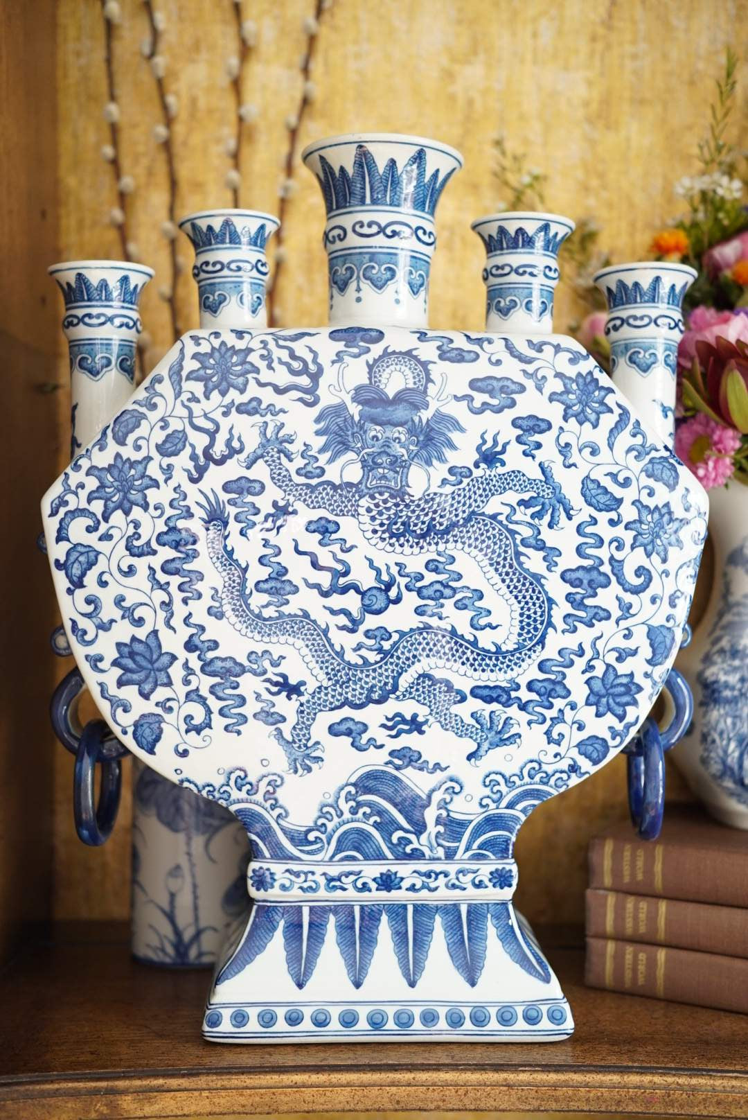 Massive 16.5" 5-Finger Dragon Tulipiere