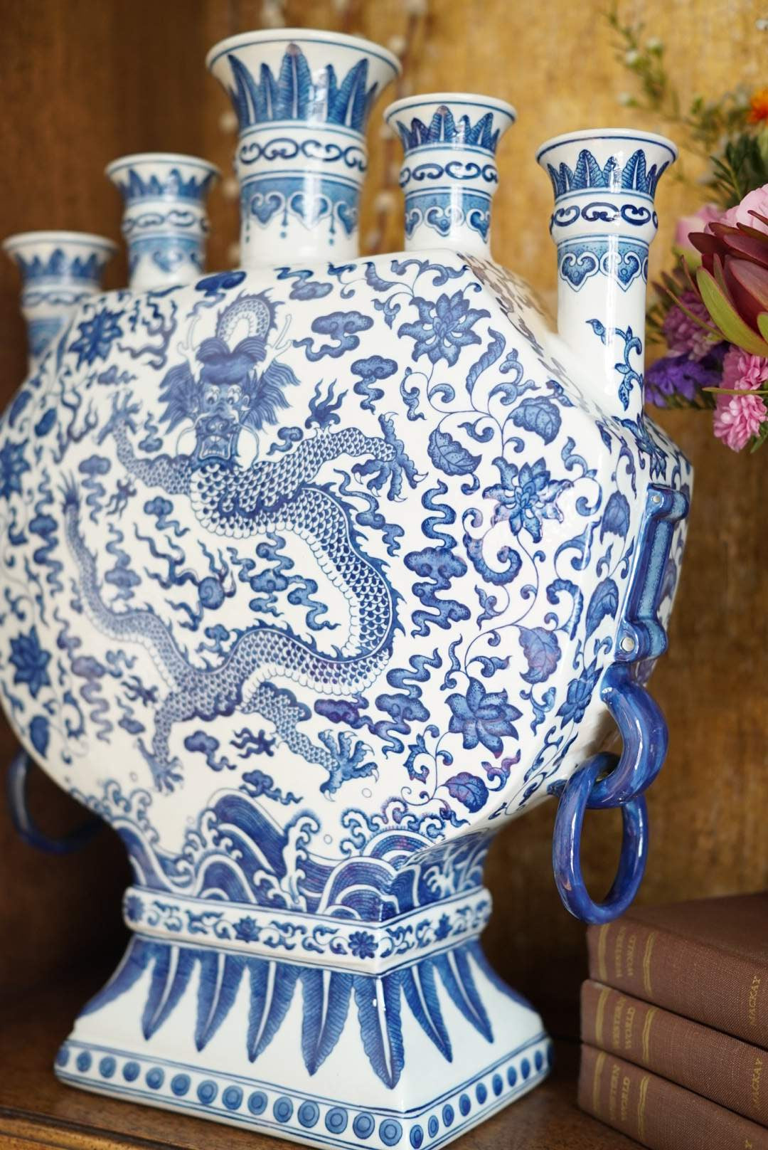 Massive 16.5" 5-Finger Dragon Tulipiere