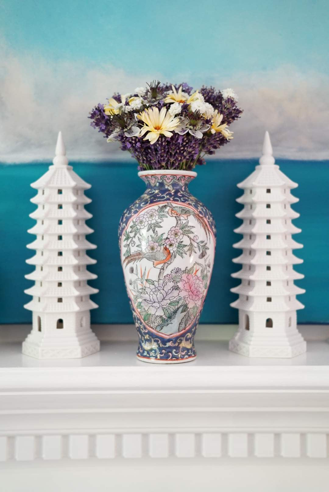 Vintage Small Famille Rose Vase