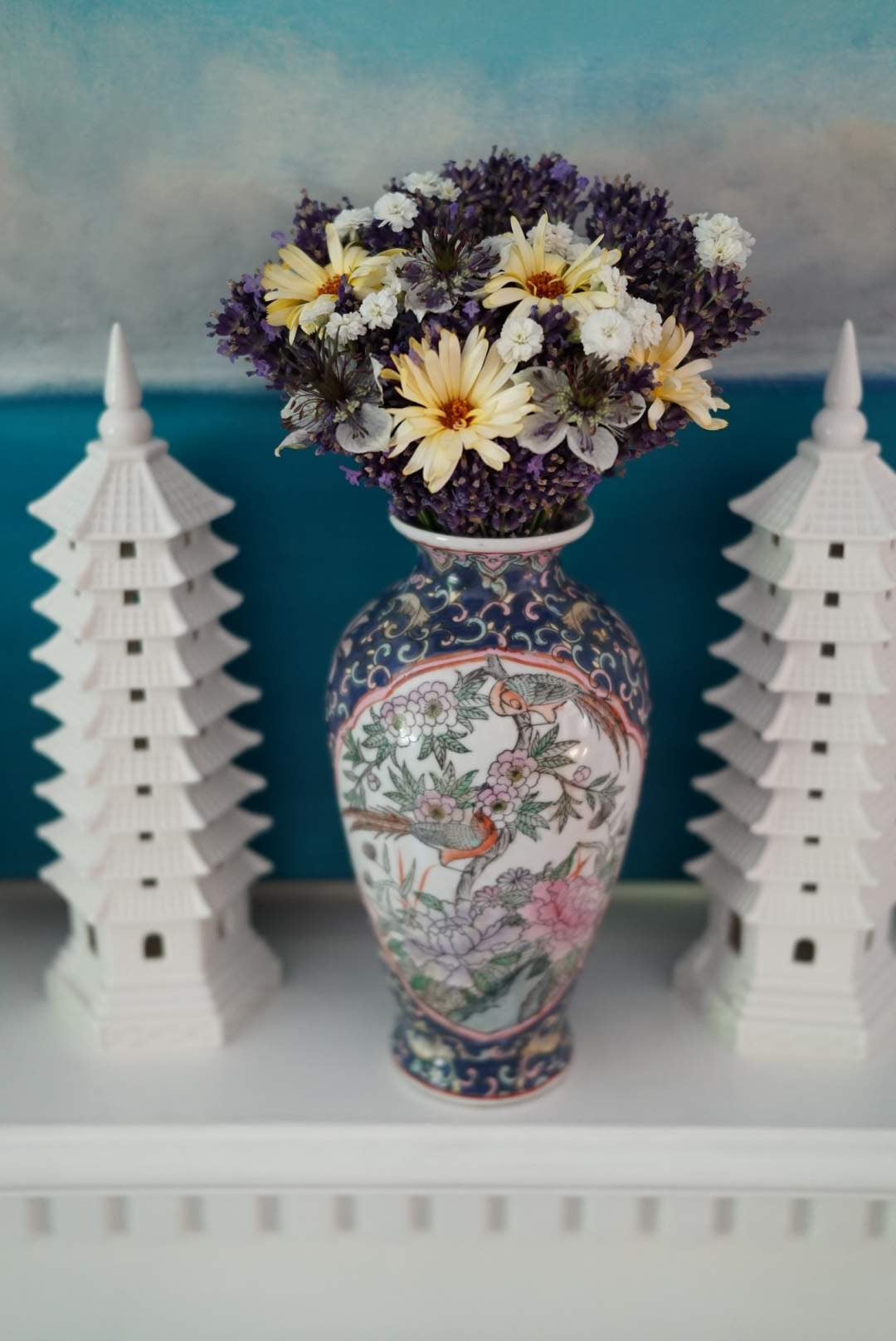 Vintage Small Famille Rose Vase