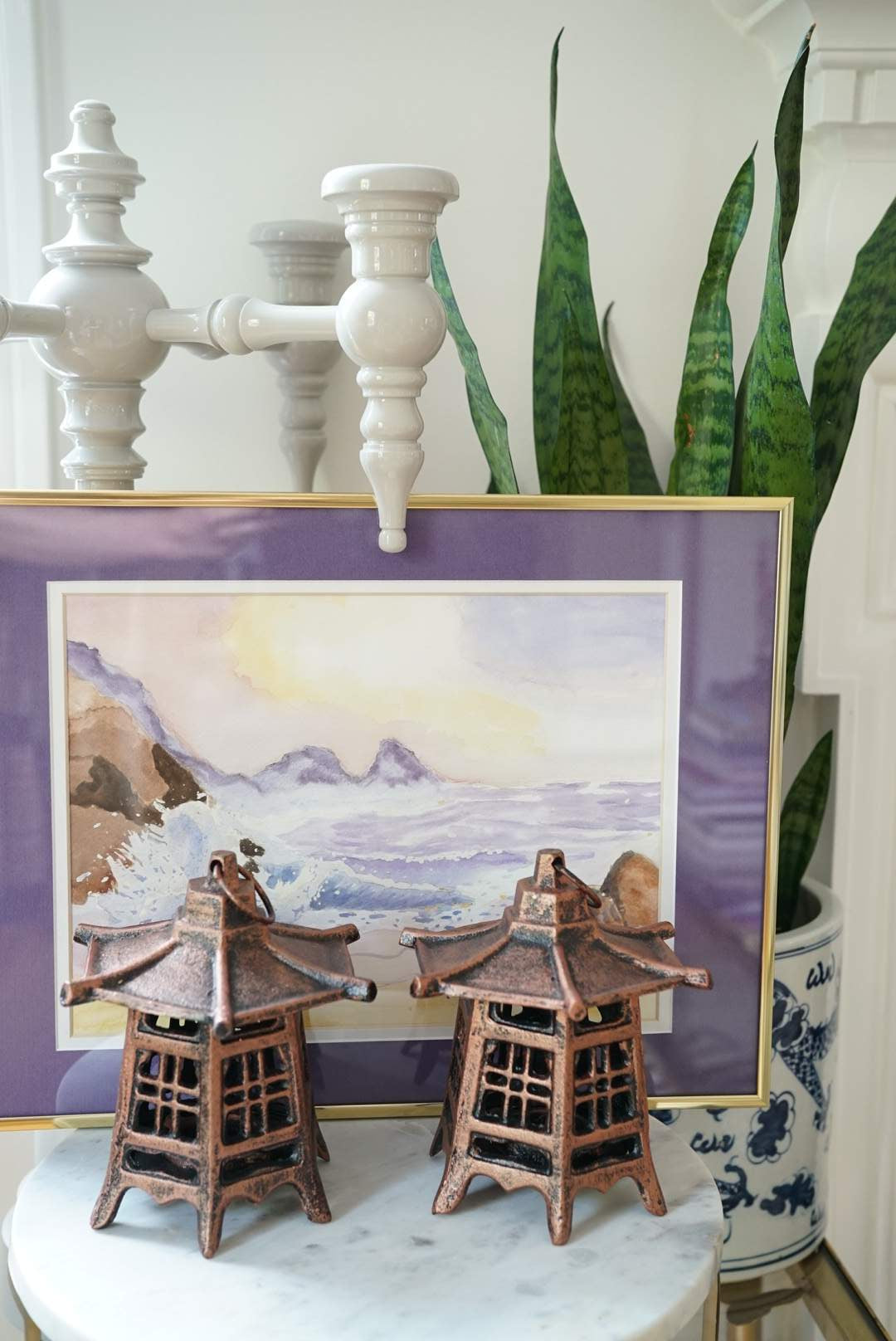 Cast Iron Pagoda Tea Light Holder