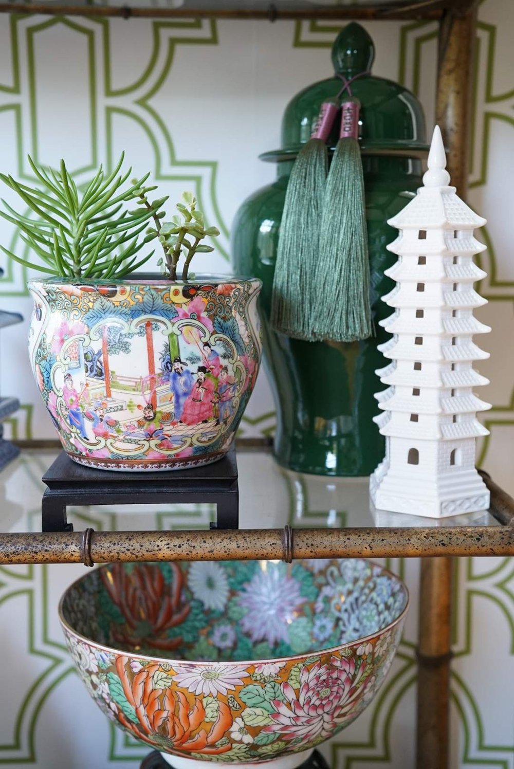 Solid Color Glaze Temple Jar—5 to Choose From