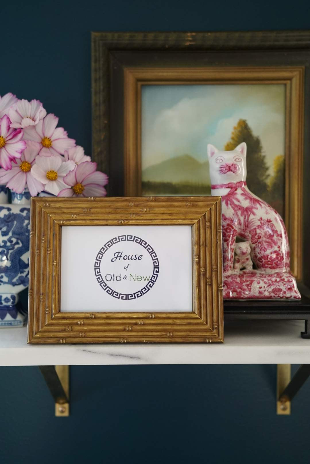 Faux Bamboo Vintage Photo Frame