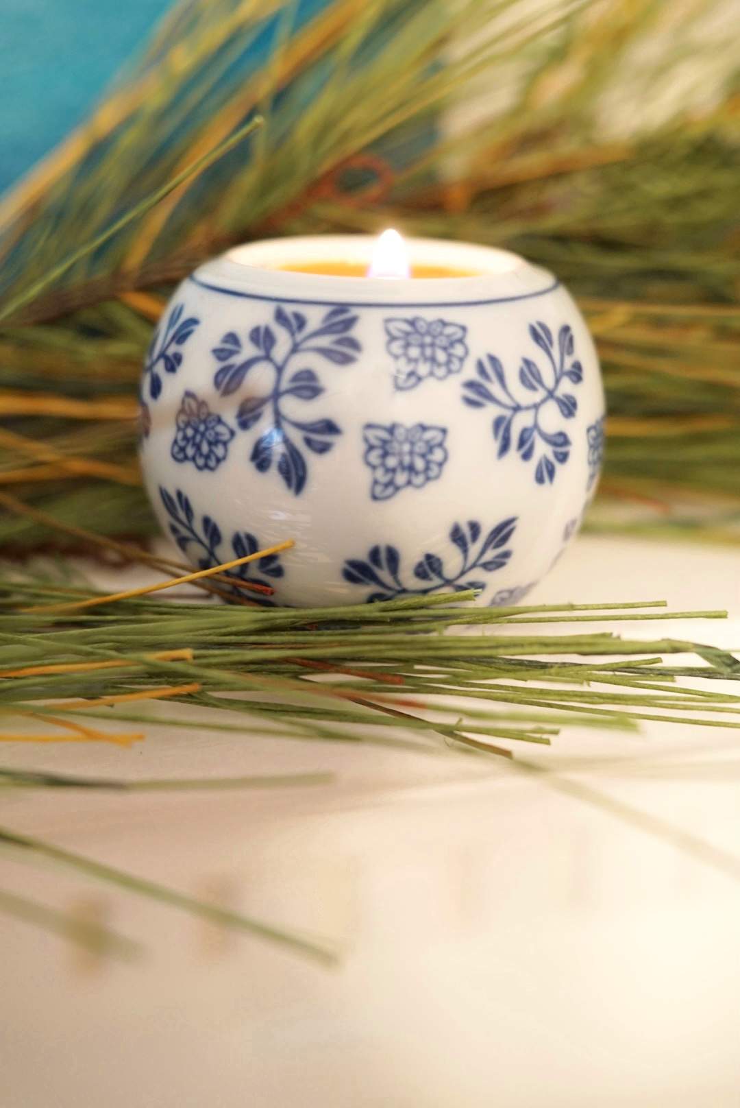 Chinoiserie Tea Light Holder