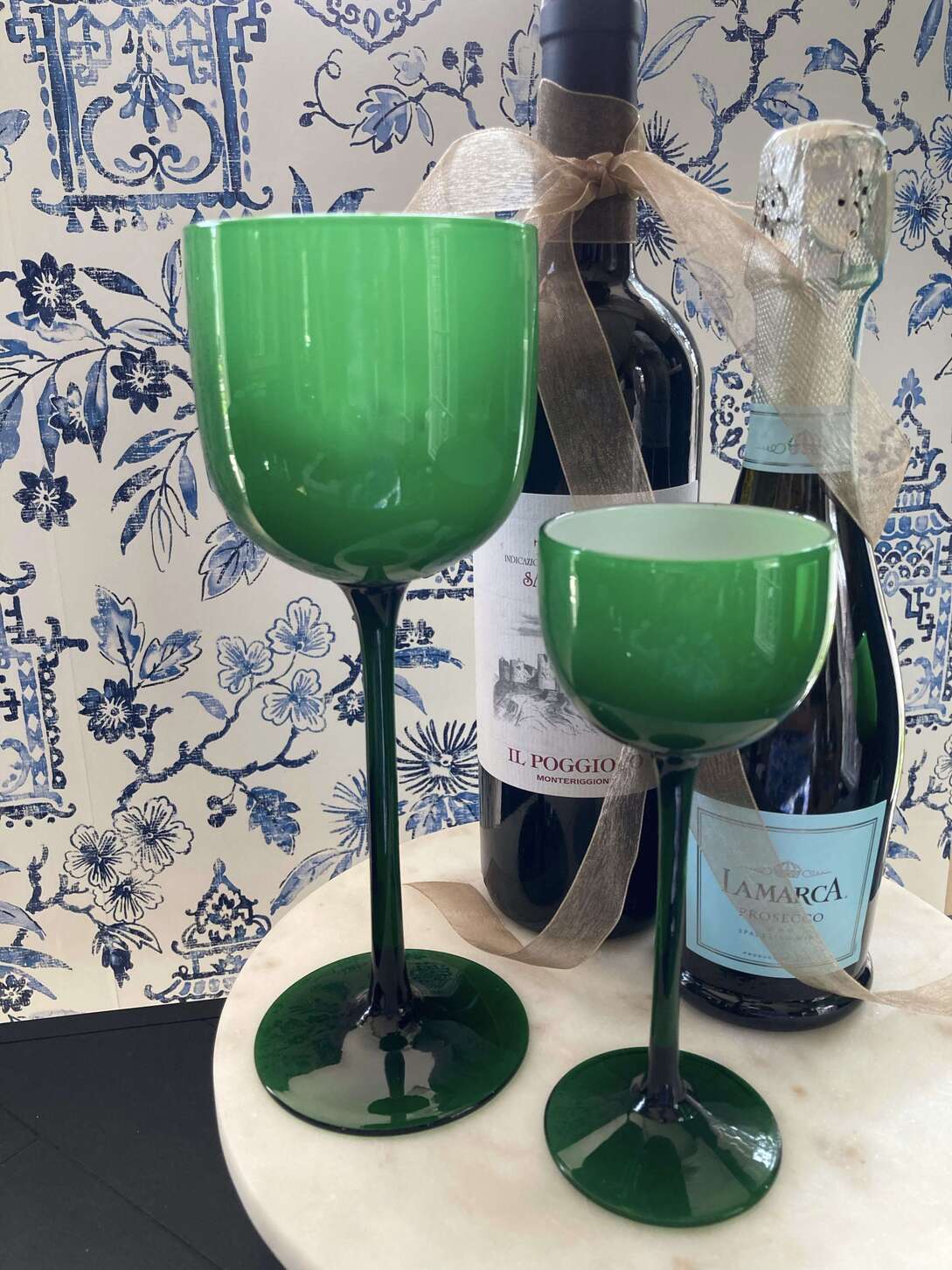 Vintage Carlo Moretti Cased Wine Glasses