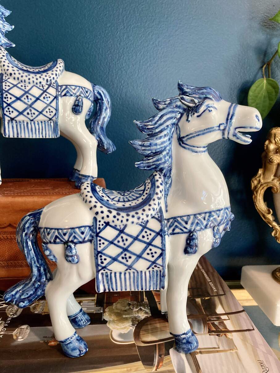 Pair of — Large Palace Stallion and Mare