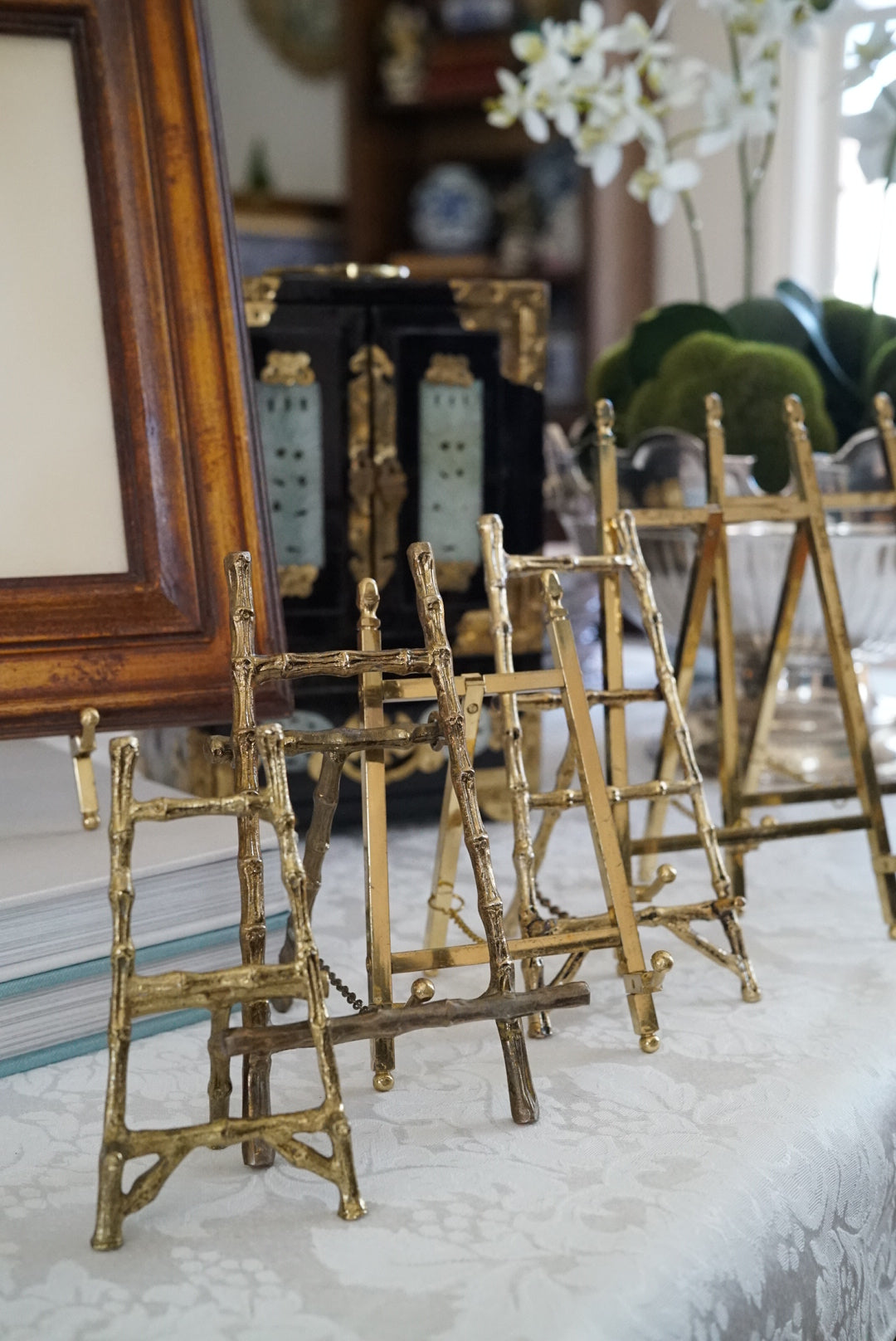 Brass Bamboo Easel