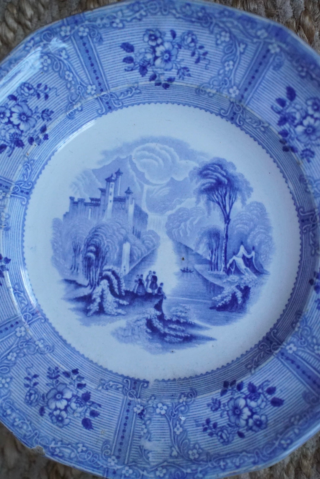 Set of 4 — Antique Ironstone Plates