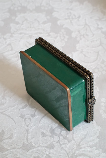 Vintage Enameled Trinket Box