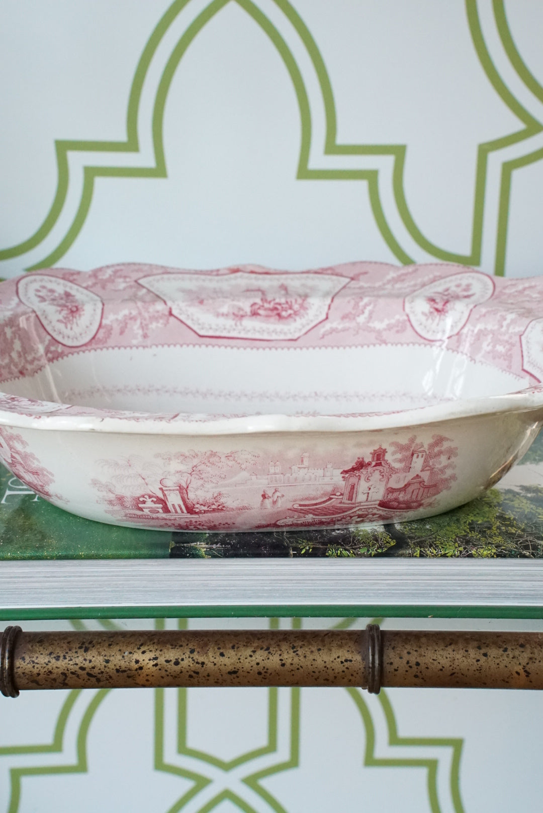 Antique Transferware Serving Platter
