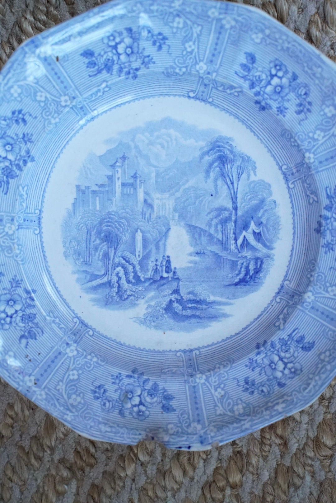 Set of 4 — Antique Ironstone Plates