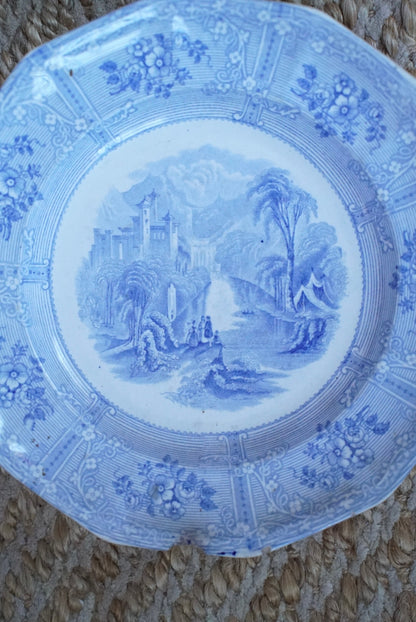Set of 4 — Antique Ironstone Plates
