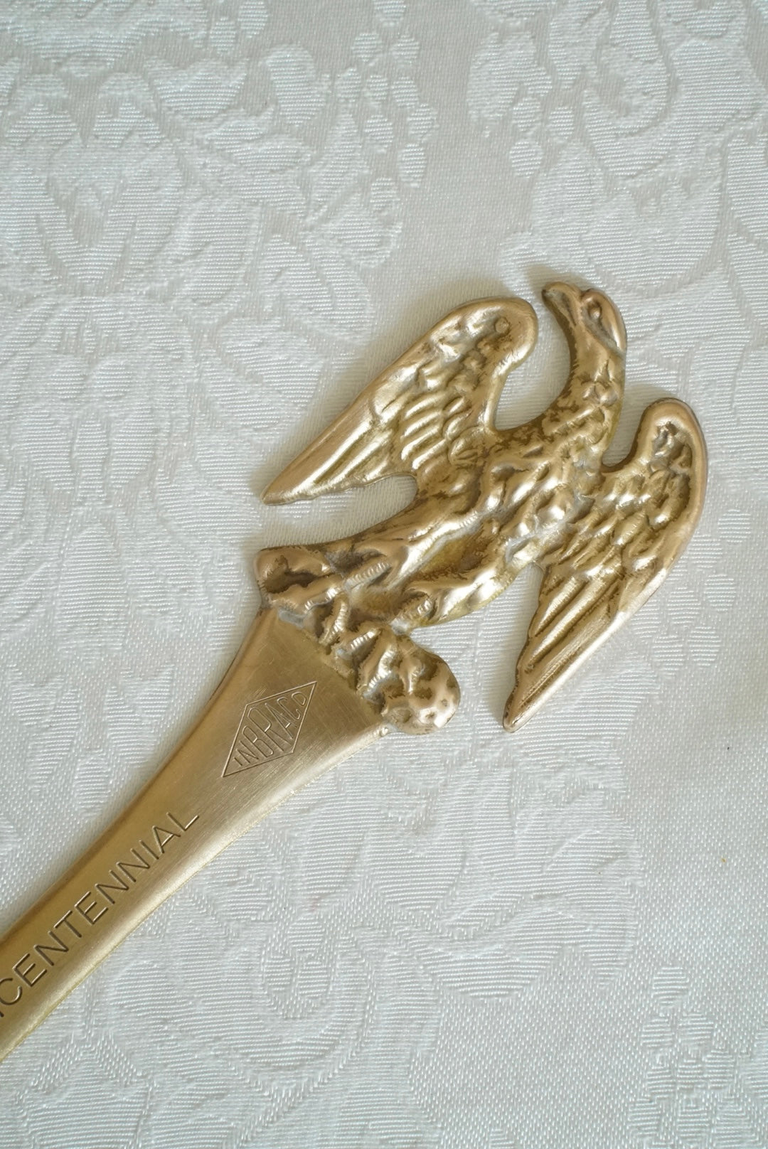Vintage Brass American Eagle Letter Opener