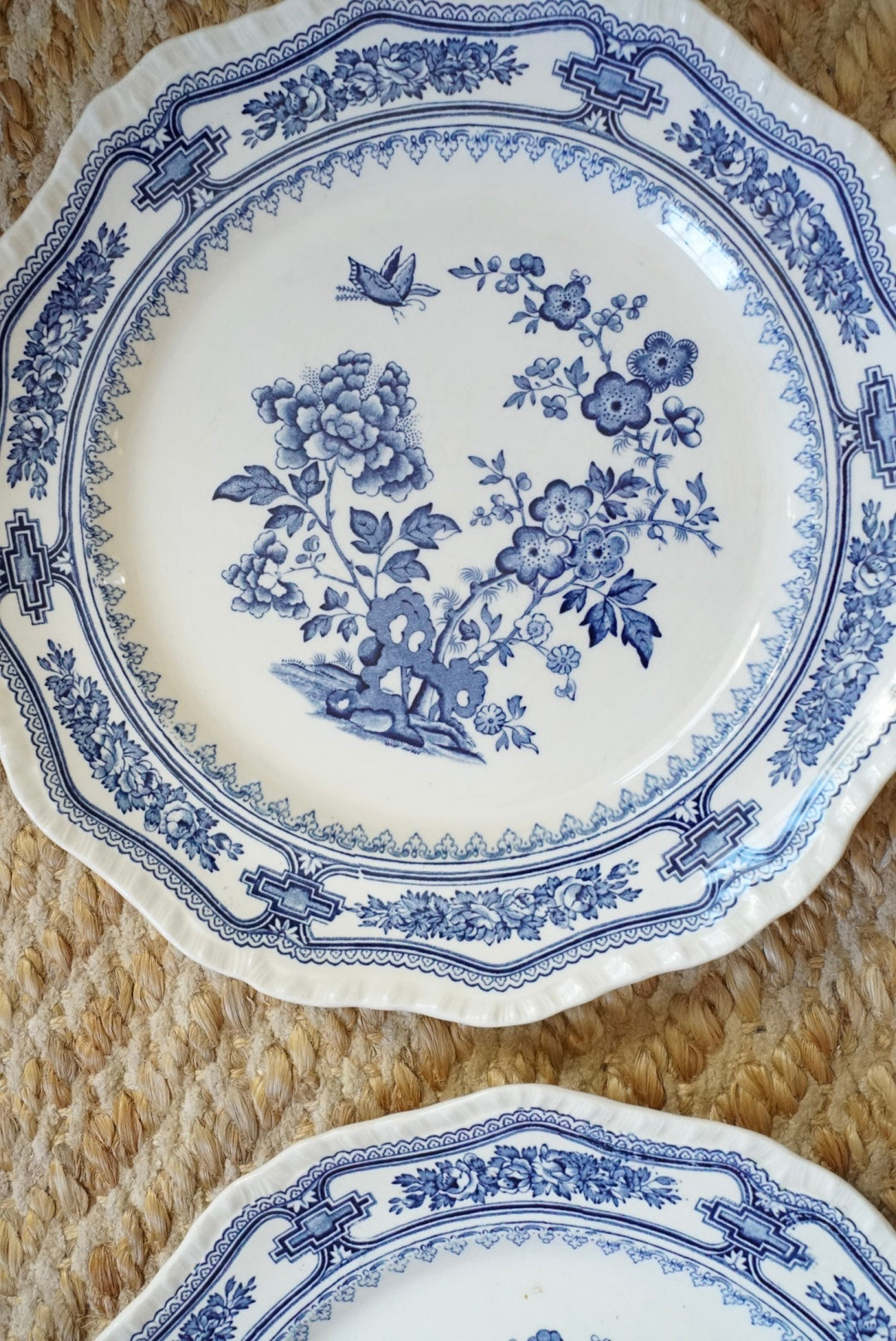 Set of 3 — Vintage Mason’s Manchu Dinner Plates