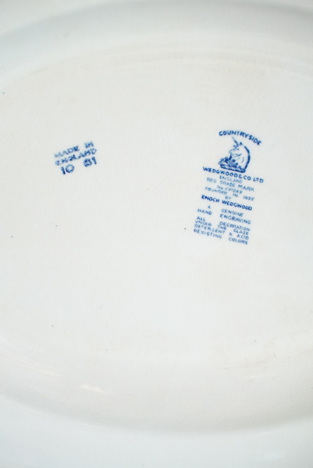 Vintage Wedgwood Countryside Platter