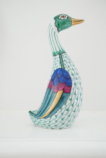 Vintage Manifattura Artistica Le Porcellane Goose Figurine