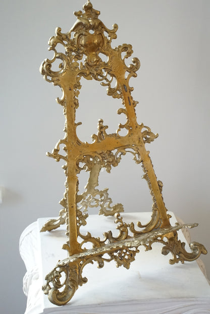 Vintage Extra Large Ornate Easel
