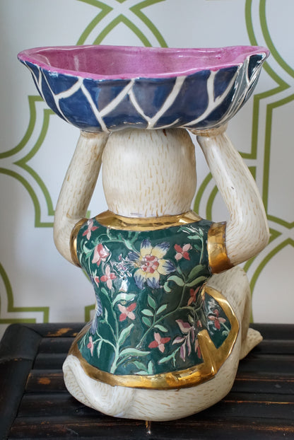 XL Chinoiserie Monkey Bowl