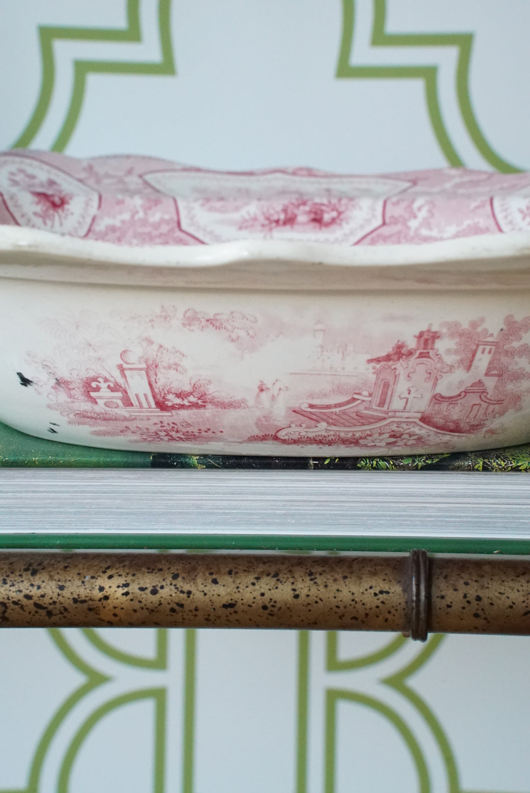 Antique Transferware Serving Platter