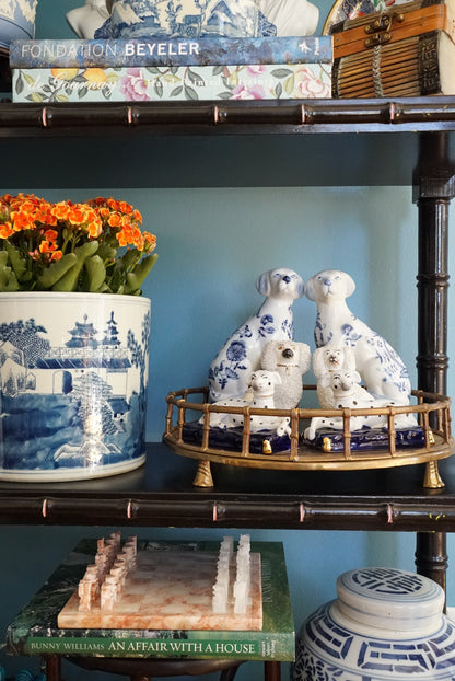 Pink and White Onyx Chess Set