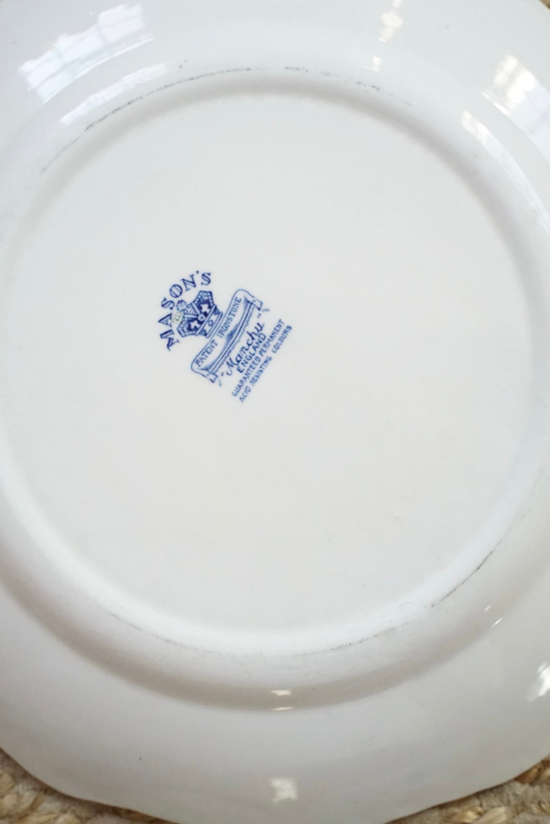 Set of 3 — Vintage Mason’s Manchu Dinner Plates
