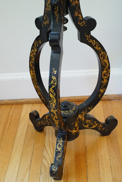 Antique Gilt Wood Jardiniere Stand with Insert