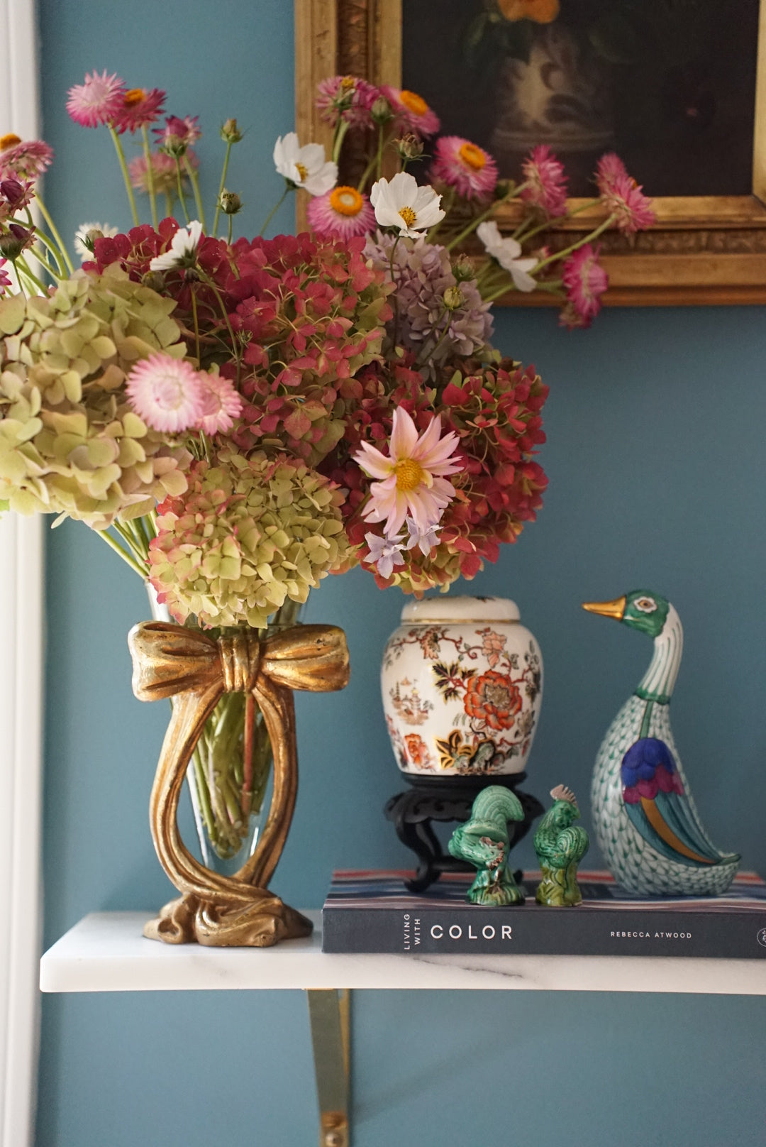 Vintage Manifattura Artistica Le Porcellane Goose Figurine