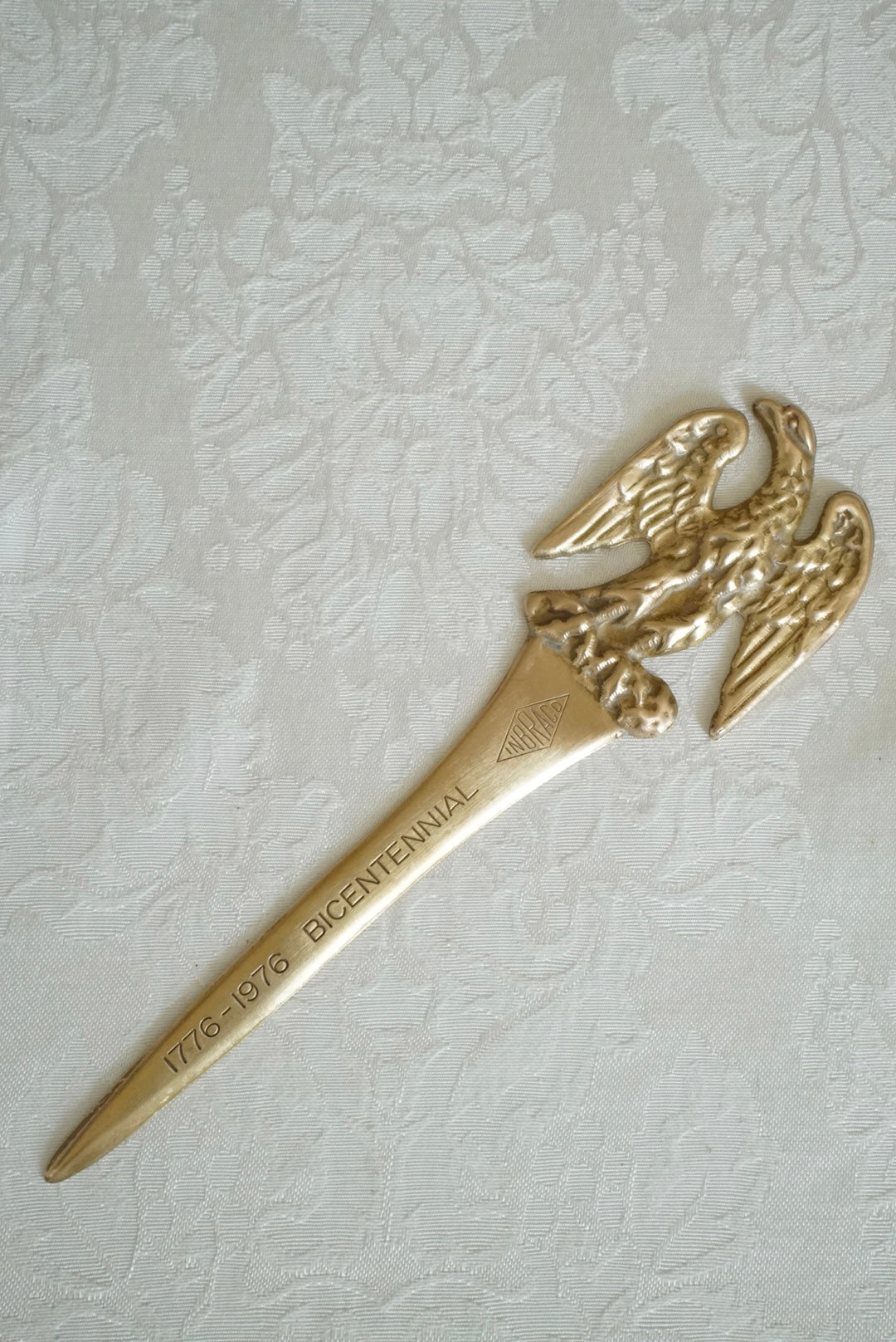 Vintage Brass American Eagle Letter Opener